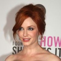 Christina Hendricks in New York premiere of 'I Dont Know How She Does It' photos